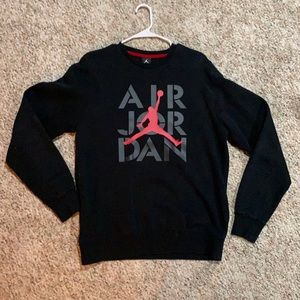 Men’s Air Jordan Black Crewneck Sweatshirt Size L